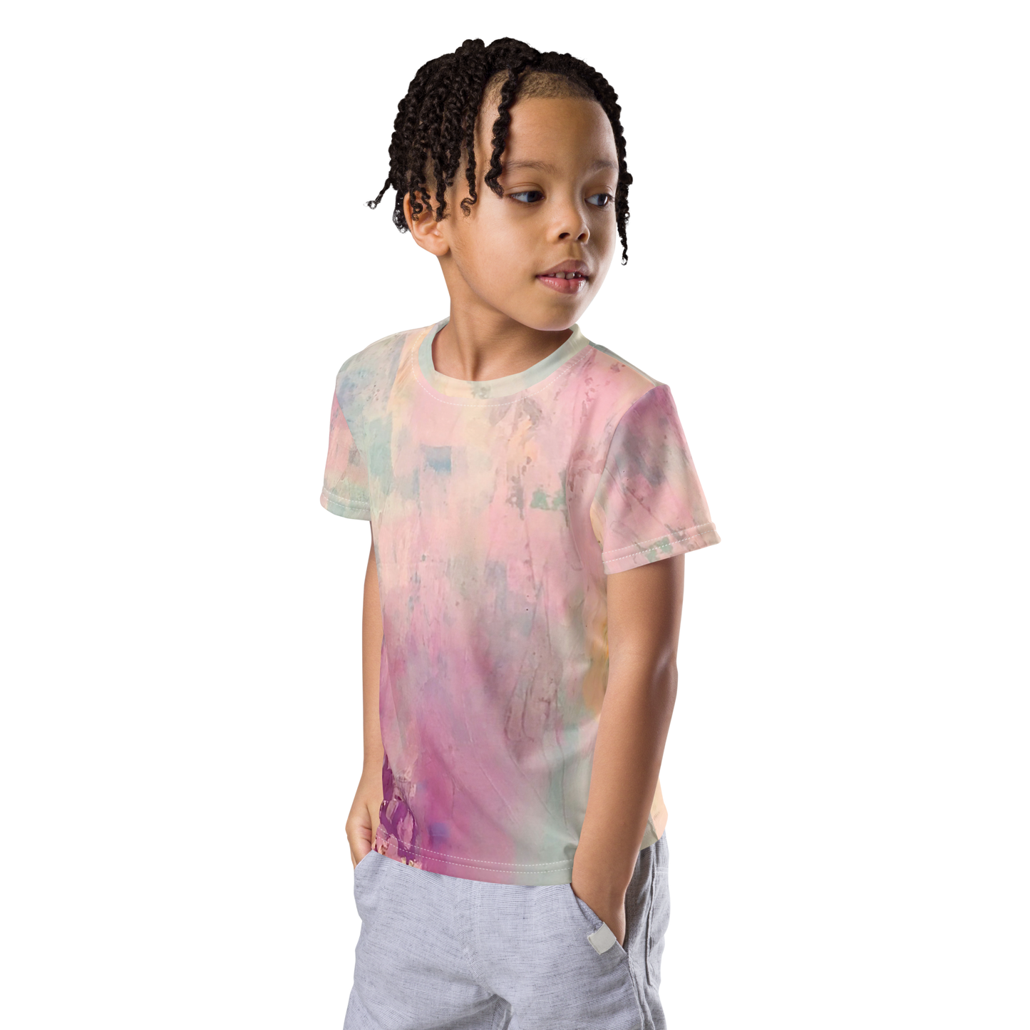 Rainbow Unisex Kids Crew Neck T-shirt