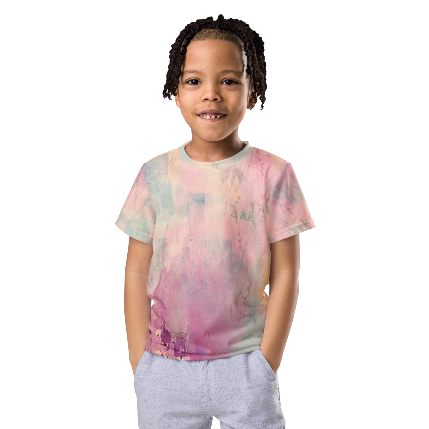 Rainbow Unisex Kids Crew Neck T-shirt