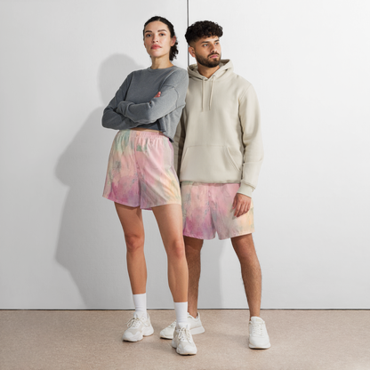 Rainbow Unisex Athletic Long Shorts