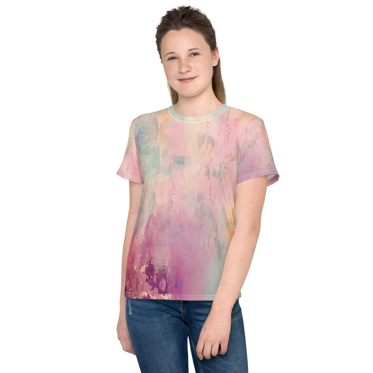 Rainbow Unisex Youth Crew Neck T-shirt